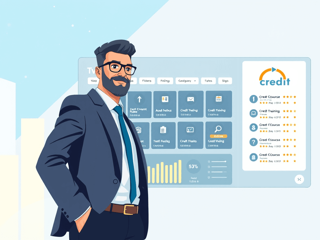 Hero image for The platform will serve as a curated marketplace and resource hub for credit training in commercial